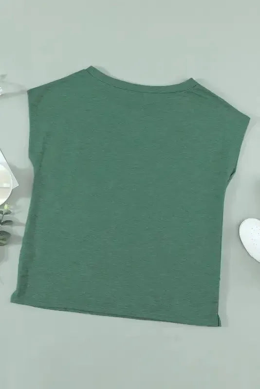 Pocket Tee with Side Slits - Fashionfitz