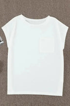 Pocket Tee with Side Slits - Fashionfitz