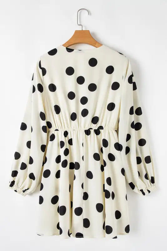 Polka dot mini dress | fashionfitz