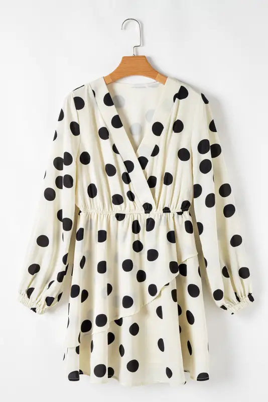 Polka dot mini dress | fashionfitz