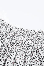 Polka Dot Plus Size Off Shoulder Blouse - Fashionfitz