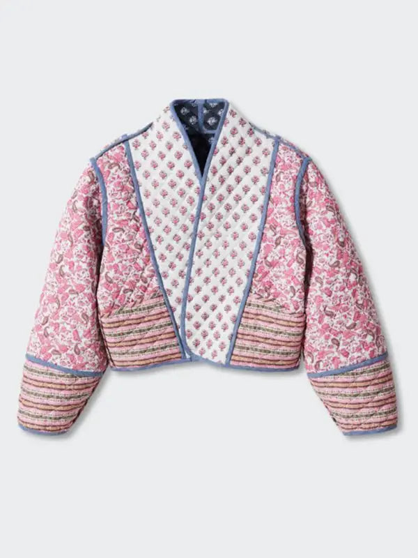 Pretty me reversible cotton coat - quilted jackets
