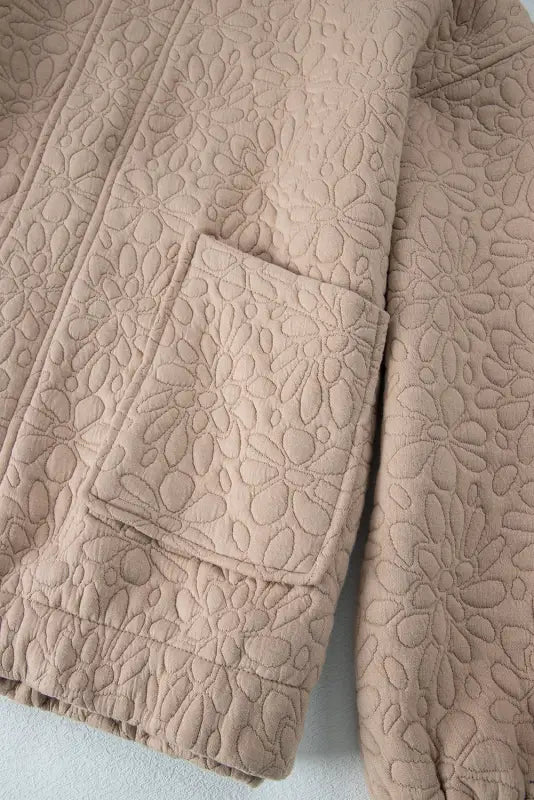 Provence rose quilted jacket | women’s jackets | fashionfitz