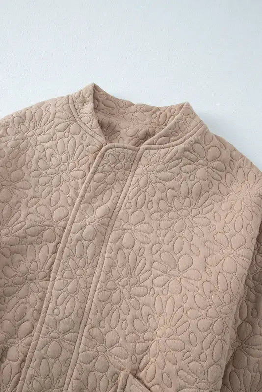 Provence rose quilted jacket | women’s jackets | fashionfitz