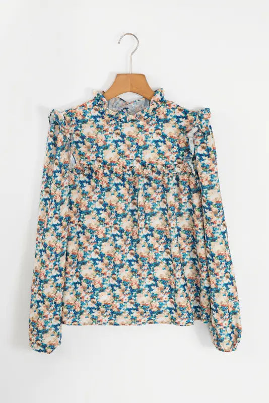 Puff sleeve petals blouse | women’s tops | fashionfitz