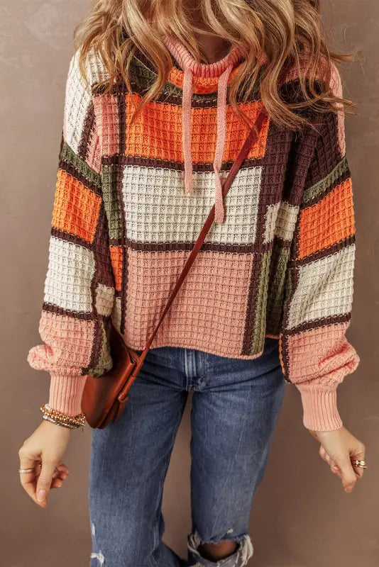 Pumpkin patch snug neck sweater | fashionfitz knitwear