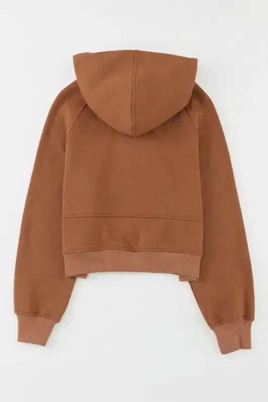 Quarter Zip Kangaroo Pocket Hoodie - Fashionfitz