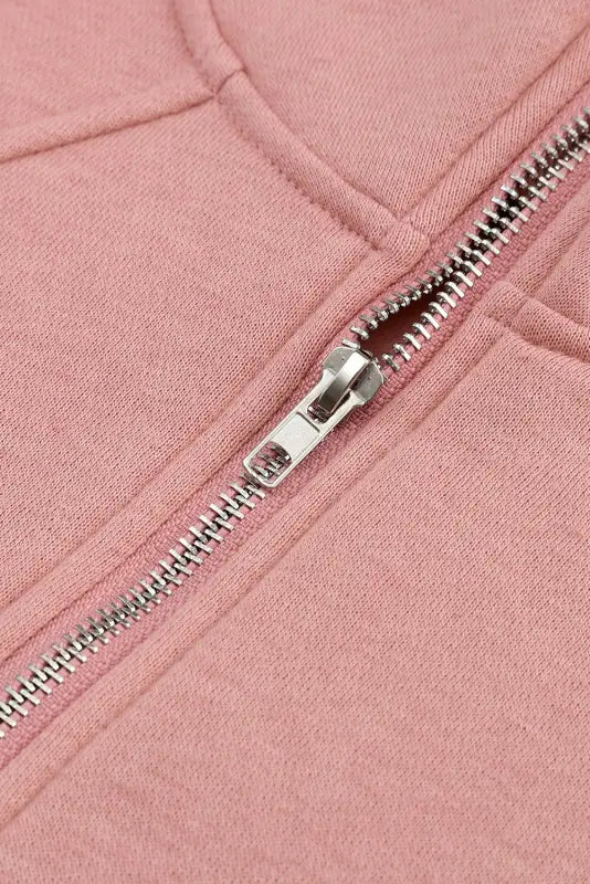 Quarter zip kangaroo pocket hoodie | cozy hoodies | fashionfitz