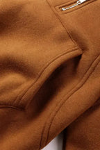 Quarter Zip Kangaroo Pocket Hoodie - Fashionfitz