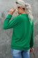 Green solid round neck raglan sleeve sweatshirt - sweatshirts & hoodies