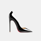 Real Leather Classic Pumps Red Bottom Pointed Toe High Heels - Fashionfitz
