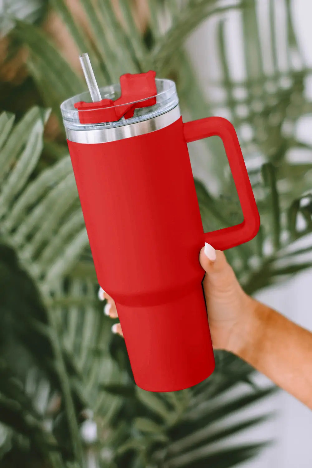 Red 304 stainless steel double insulated cup - one size tumblers