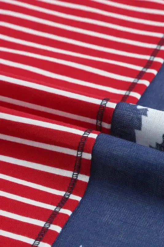 Red American Flag Stars and Stripes Tank Top - Fashionfitz