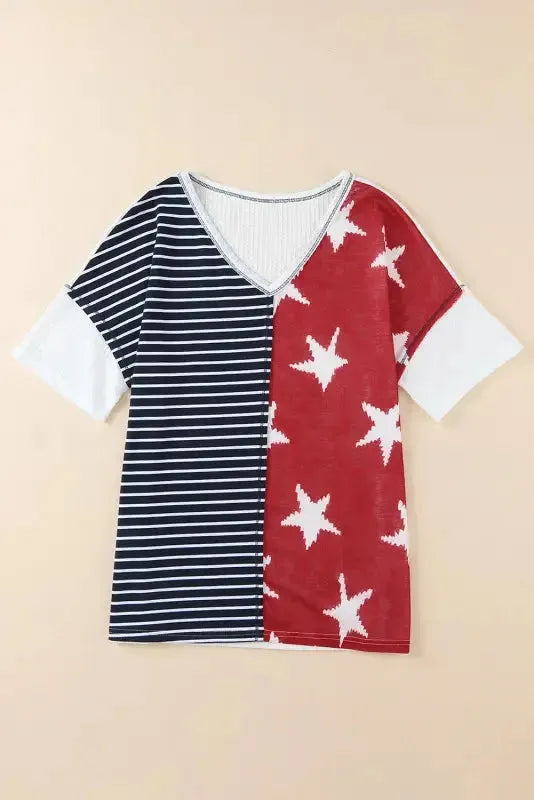 Red American Flag Stars and Stripes Tank Top - Fashionfitz