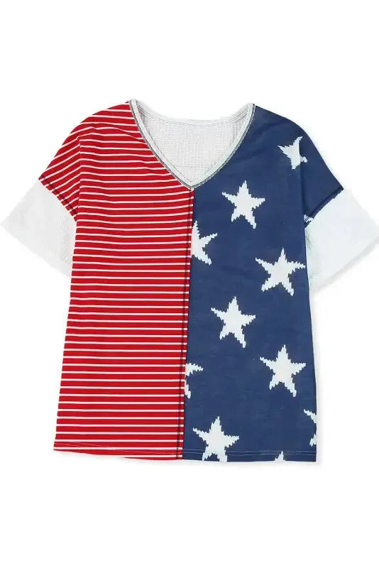 Red American Flag Stars and Stripes Tank Top - Fashionfitz