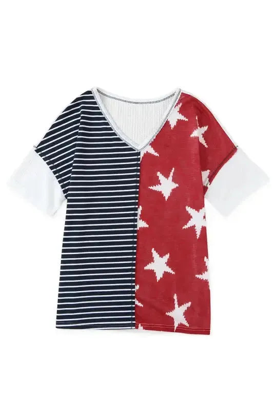 Red American Flag Stars and Stripes Tank Top - Fashionfitz