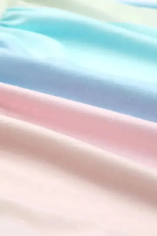 Red Multicolor Striped Color Block Tiered Mini Dress - Fashionfitz