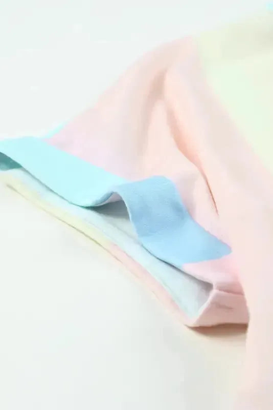 Red Multicolor Striped Color Block Tiered Mini Dress - Fashionfitz