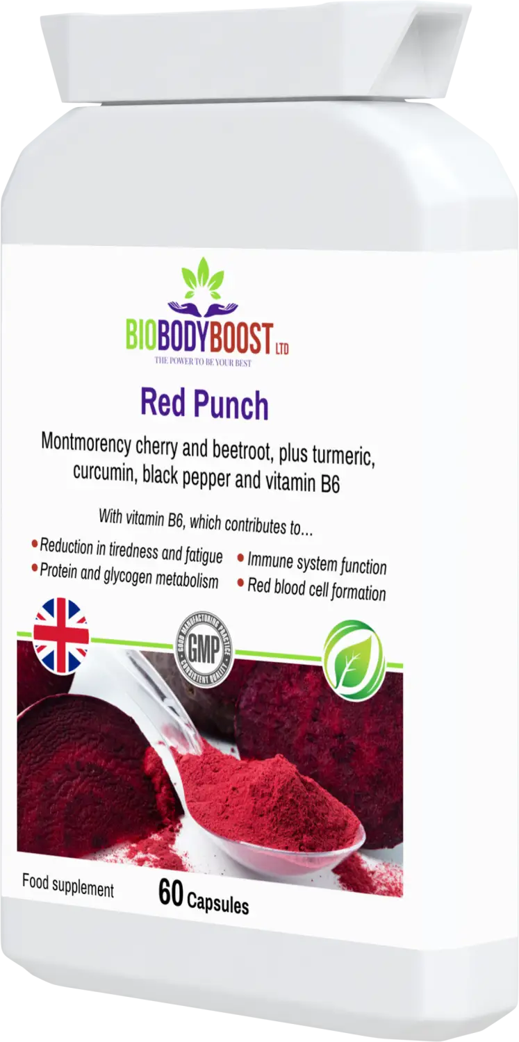 Red punch beetroot and cherry supplement - food