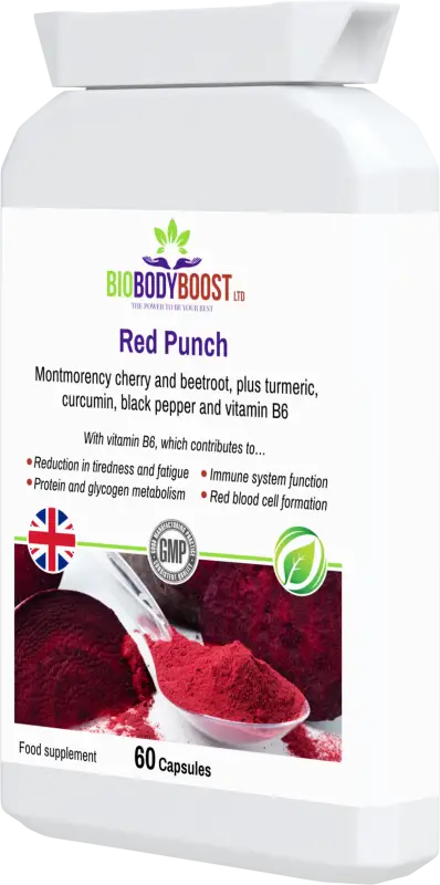 Red punch - beetroot and cherry supplement - food