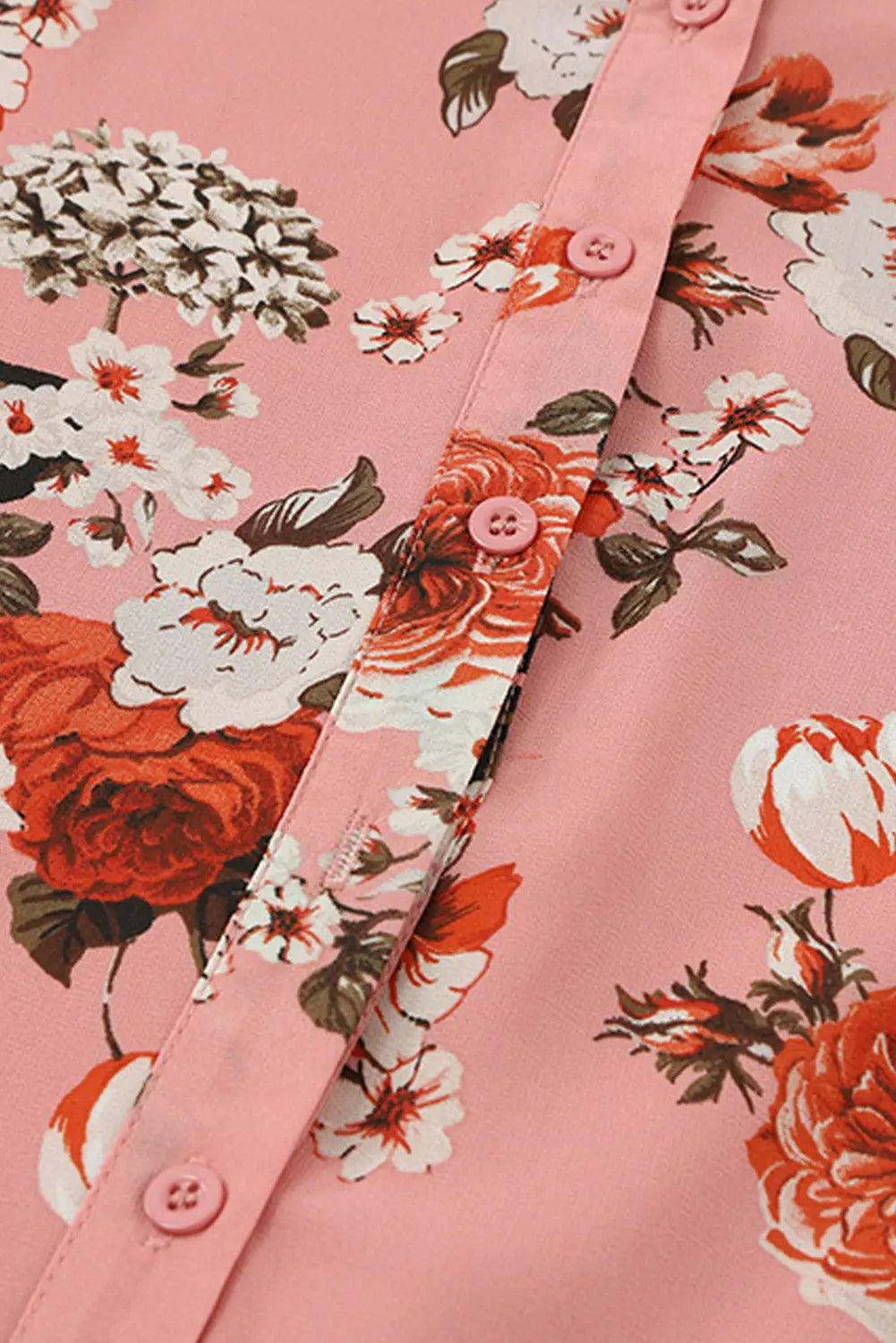 Red vintage floral print drawstring flowy dress - mini dresses
