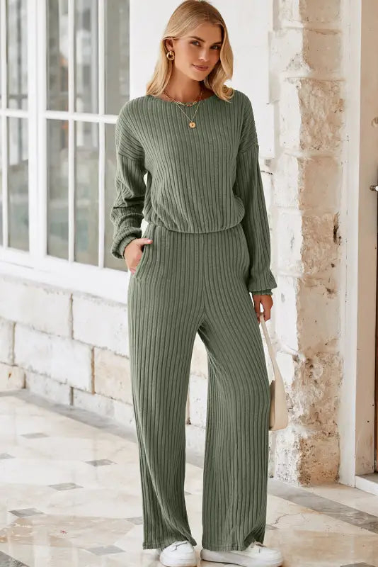 Refined beauty knit jumpsuit | women’s jumpsuits | fashionfitz