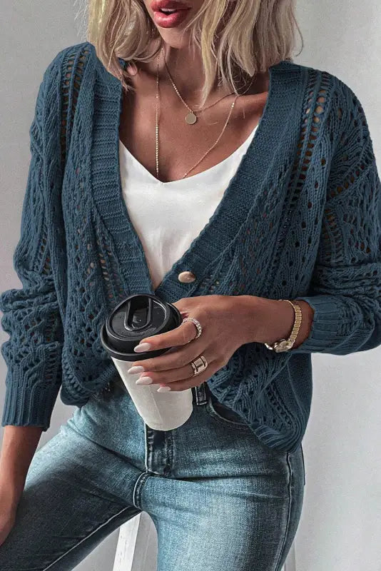 Relaxed elegance cardigan - cardigans