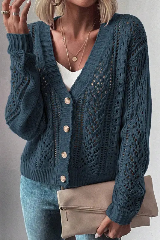 Relaxed elegance cardigan - cardigans