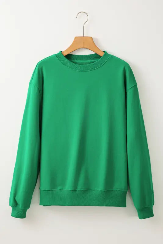 Relaxed fit terry sweatshirt | fashionfitz