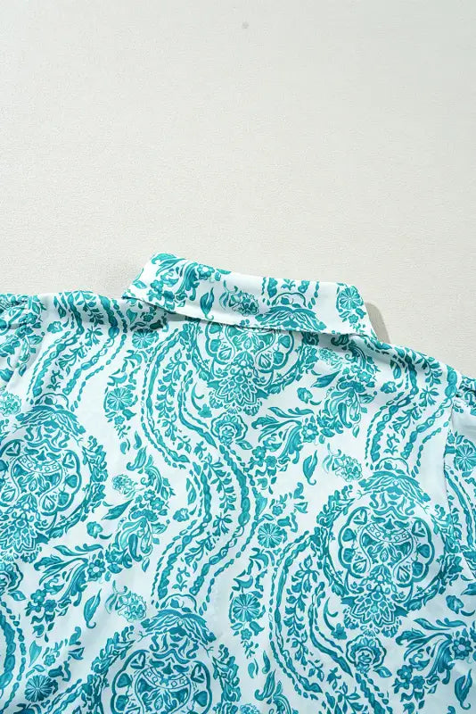 Relaxed paisley pattern shirt | women’s shirts | fashionfitz