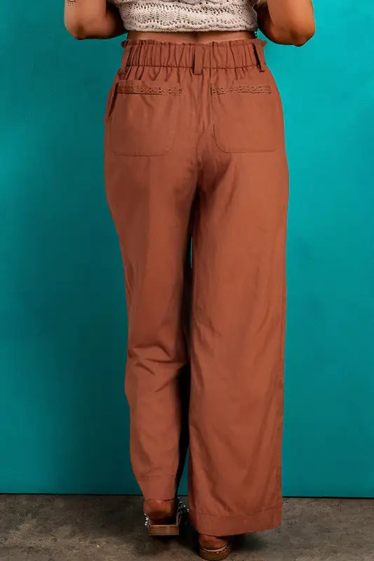 Relaxfit elastic waist pants