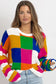 Retro squares loose sweater | women’s sweaters | fashionfitz