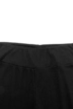 Rib Knit High Waist Leggings - Fashionfitz