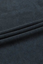 Ribbed Corded Oversized Sweatshirt - Fashionfitz