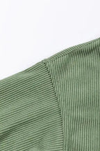 Ribbed Corded Oversized Sweatshirt - Fashionfitz