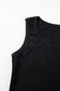 Ribbed exposed seam cropped tank top - new