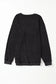 Cozy ribbed knit pullover | round neck sweatshirt