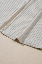 Ribbed Knit Slouchy Two-piece Outfit - Fashionfitz