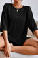 Ribbed knit slouchy two-piece outfit - women’s lounge sets