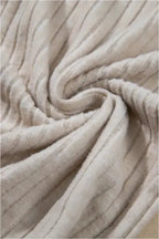 Ribbed Knit Slouchy Two-piece Outfit - Fashionfitz