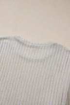 Ribbed Knit Slouchy Two-piece Outfit - Fashionfitz