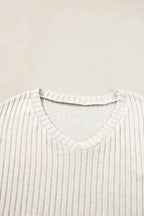 Ribbed Knit Slouchy Two-piece Outfit - Fashionfitz