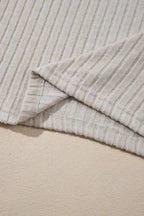 Ribbed Knit Slouchy Two-piece Outfit - Fashionfitz