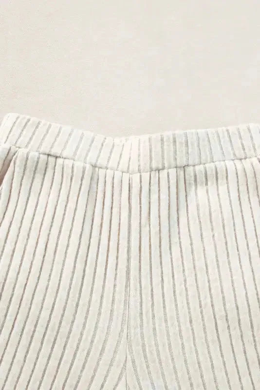 Ribbed Knit Slouchy Two-piece Outfit - Fashionfitz