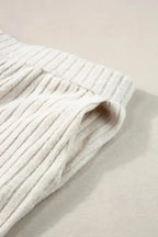 Ribbed Knit Slouchy Two-piece Outfit - Fashionfitz