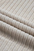 Ribbed Knit Slouchy Two-piece Outfit - Fashionfitz