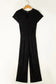 Ribbed short sleeve wide leg jumpsuit - bottoms/jumpsuits & rompers