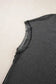 Ribbed Tee and Pants Two-piece Outfit - Fashionfitz