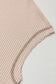 Ribbed Tee and Pants Two-piece Outfit - Fashionfitz