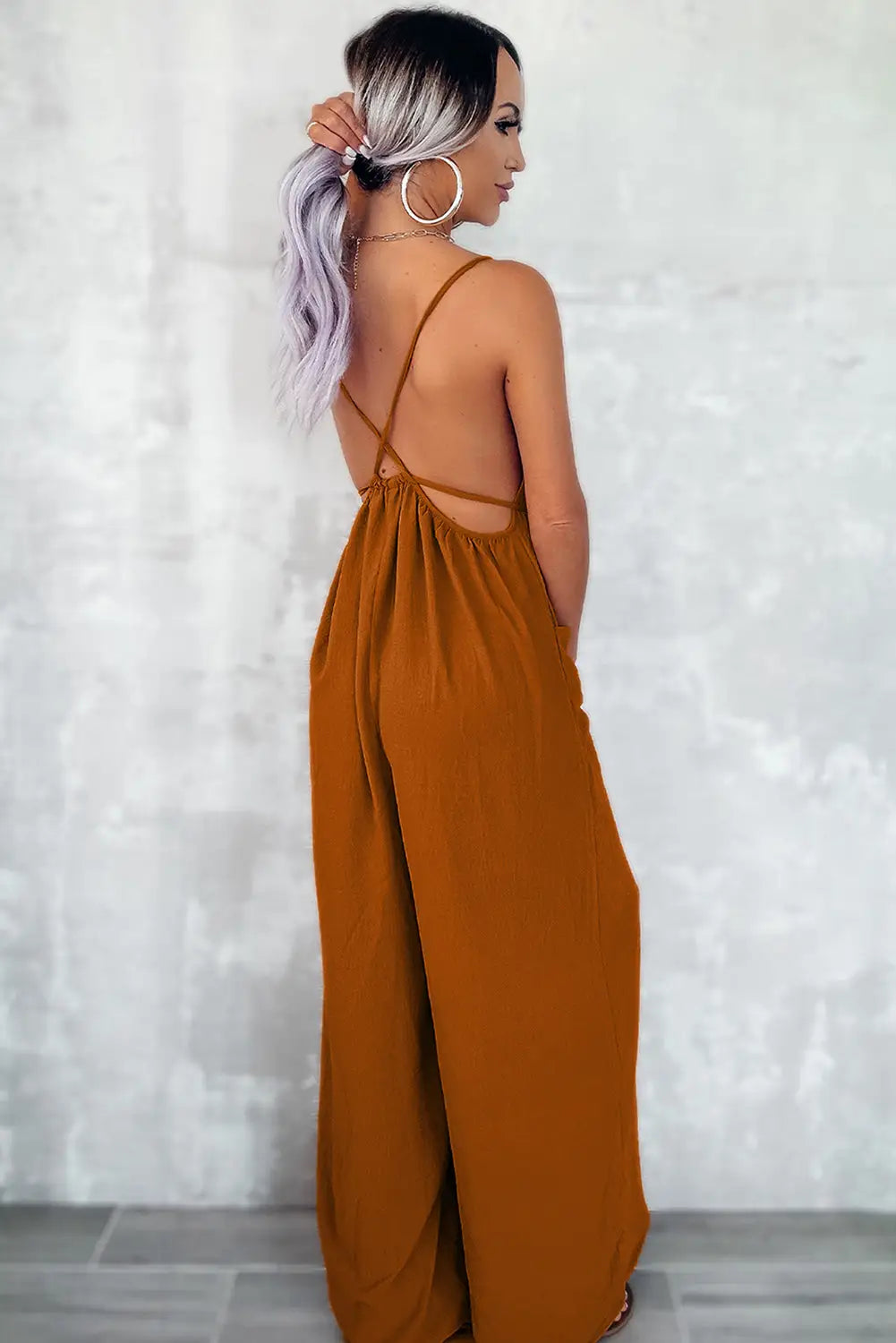 Riviera wide leg jumpsuit with pockets - bottoms/jumpsuits & rompers